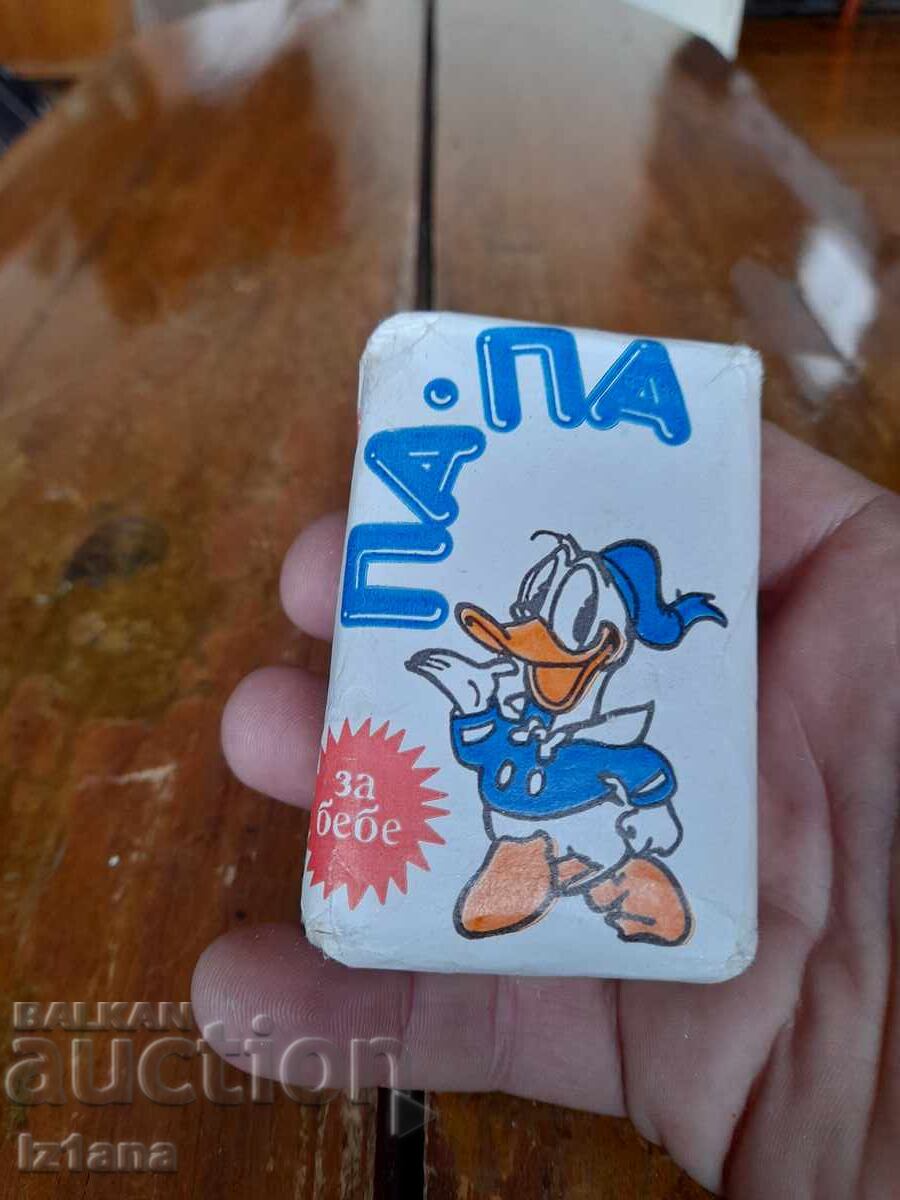 Old soap Pa Pa with price 22.00 BGN | € 11.25 Old soap Pa Pa with price 22.00 BGN | € 11.25