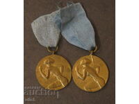 Medical Academy cross 2 pcs, medal 1950-1995