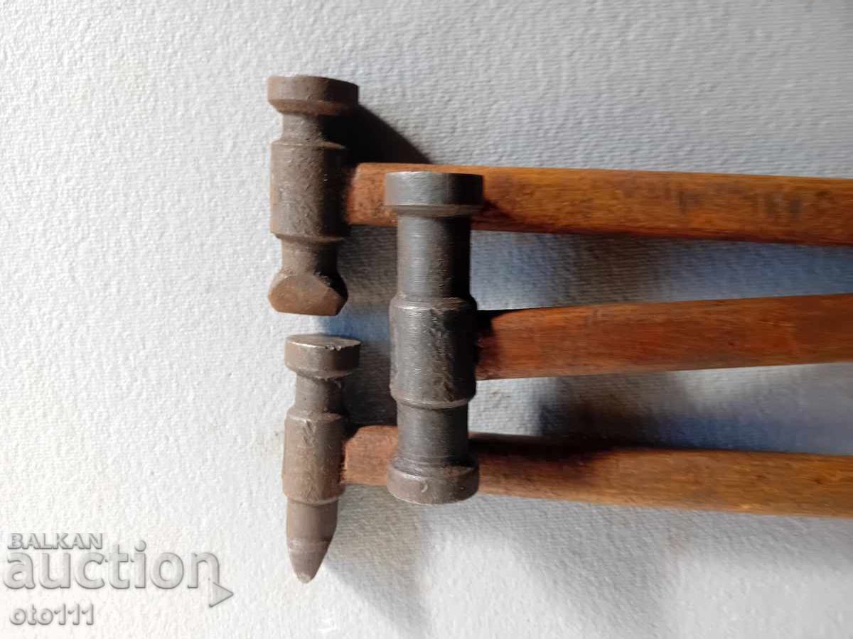 TIN HAMMER, HAMMERS - 3 pieces - 6