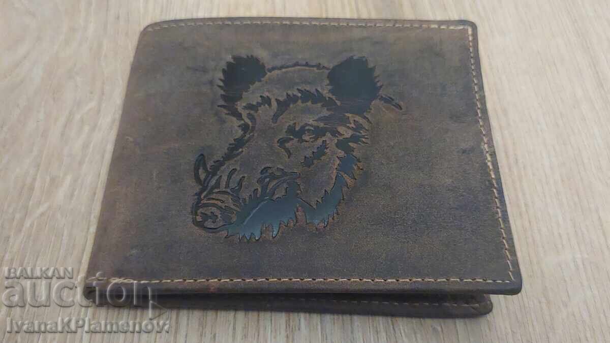 New genuine leather wallet