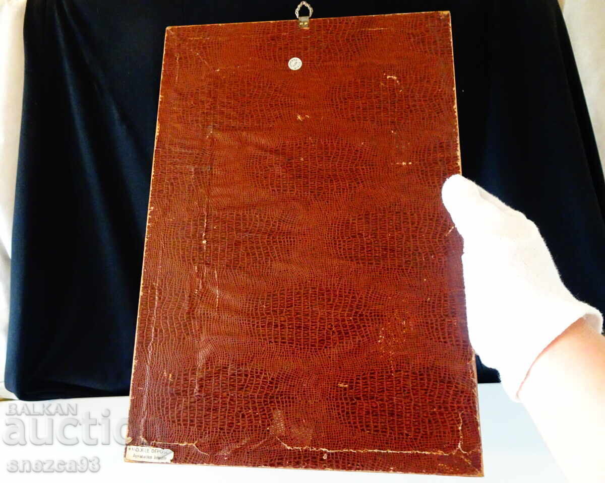 French painting, tin panel with a Prince figure by Bachet. - 6 French painting, tin panel with a Prince figure by Bachet. - 6