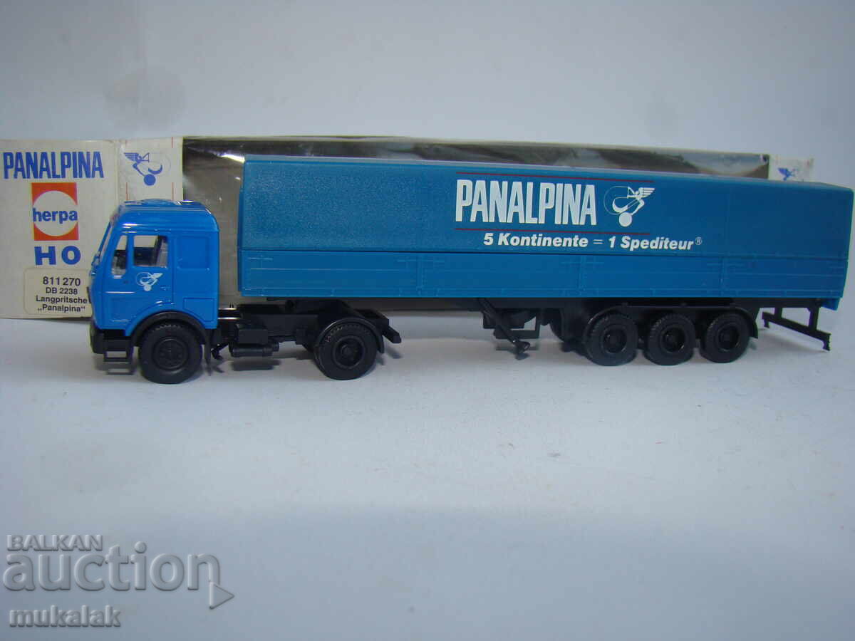 HERPA H0 1/87 MERCEDES TRUCK MODEL TRUCK TOY TROLLEY with price 20.00 BGN | € 10.23