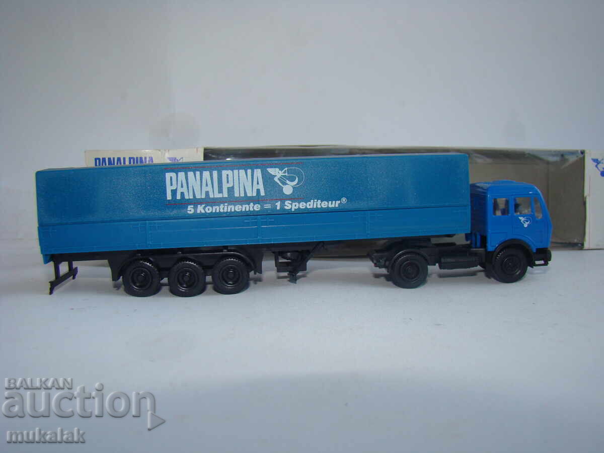 HERPA H0 1/87 MERCEDES TRUCK MODEL TRUCK TOY TROLLEY - 5