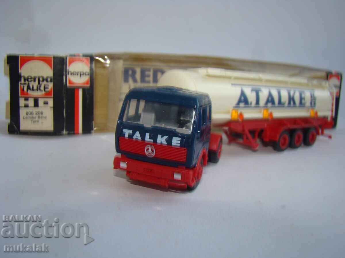 Auction HERPA H0 1/87 MERCEDES TRUCK MODEL TANKER TROLLEY Auction HERPA H0 1/87 MERCEDES TRUCK MODEL TANKER TROLLEY