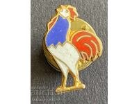 979 France sign French Sports Union rooster enamel