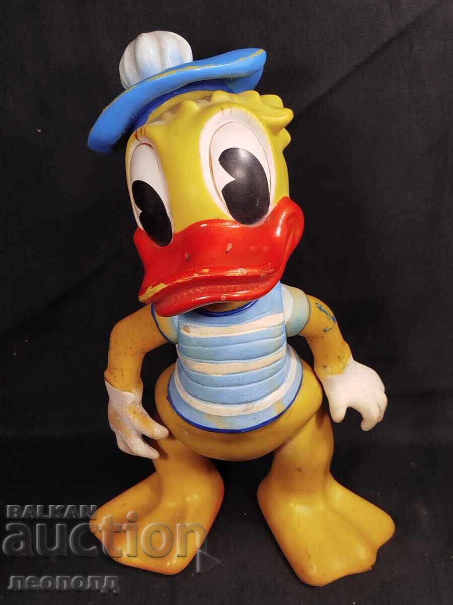 BZC OLD RETRO RUBBER TOY DONALD DUCK ARADEANCA