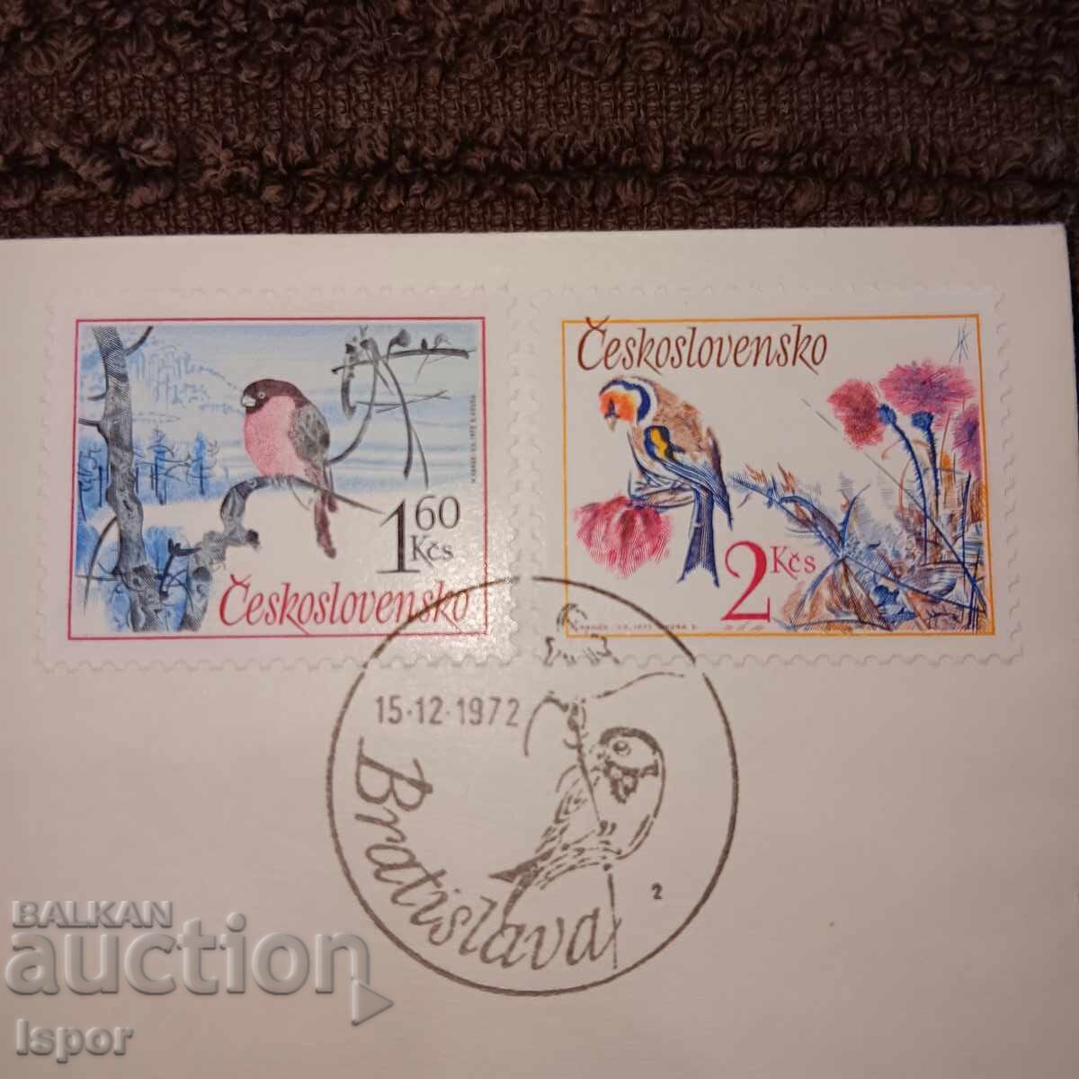 Auction First day of business Czechoslovakia 1972 Auction First day of business Czechoslovakia 1972