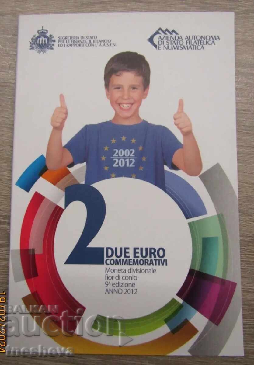 Moneda comemorativă de 2 EURO - San Marino 2012