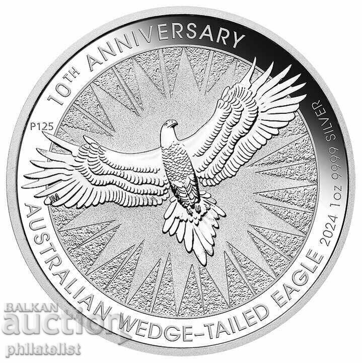 Australia 2024 – Wedge-tailed Eagle – 1 OZ , Silver Coin