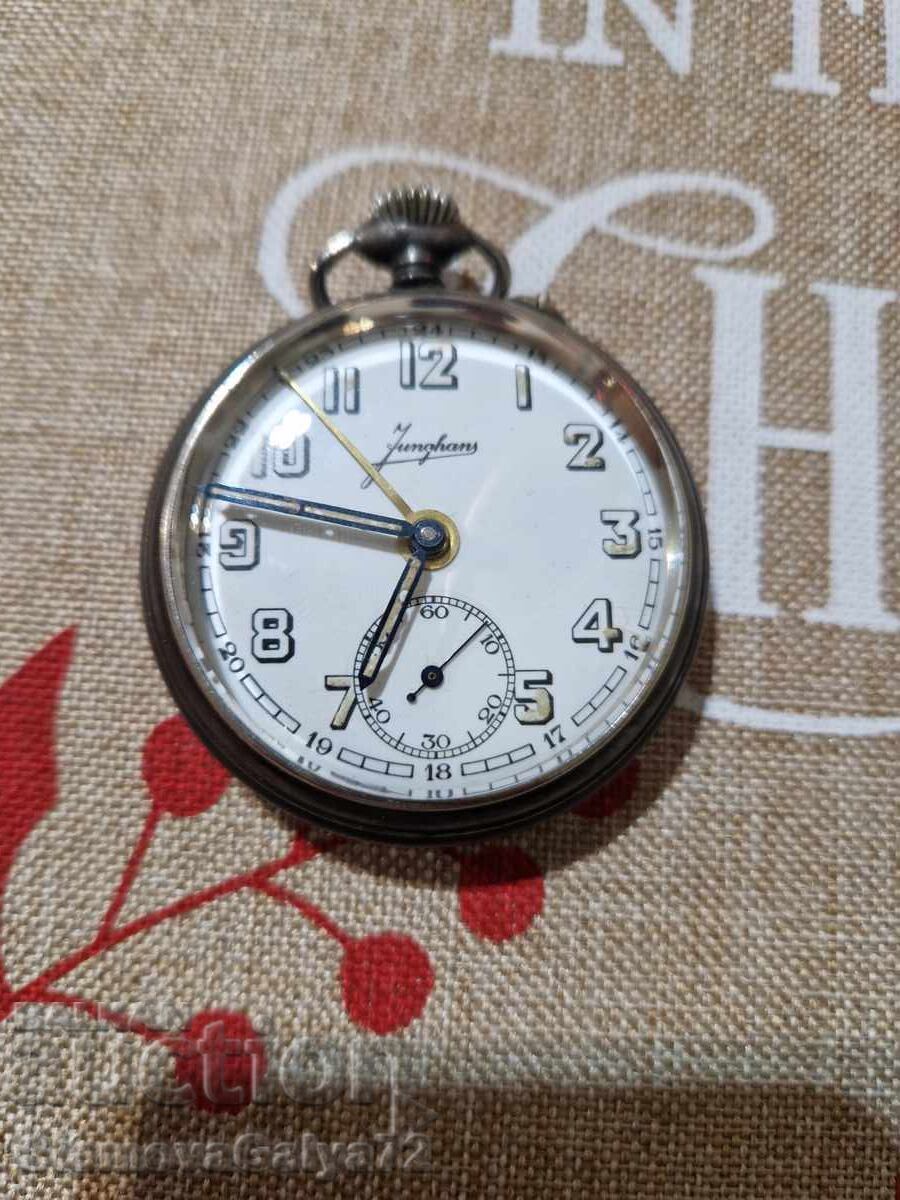 Rare antique Junghans pocket watch with alarm - 5 Rare antique Junghans pocket watch with alarm - 5