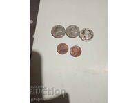 COINS USA - 1983,4,5 years - 5 pcs. - 1.5 BGN.