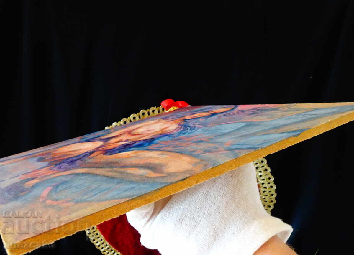 Author's painting, nude, erotica, oil on fiberboard. - 5 Author's painting, nude, erotica, oil on fiberboard. - 5