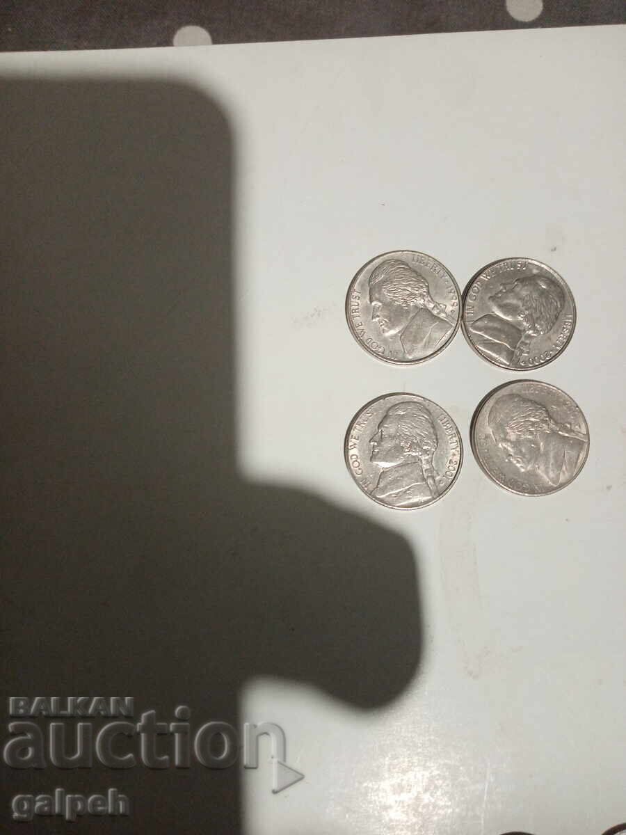 COINS USA - 1999, 2000,1 year - 6 pcs. - 0.75 lv. with price 0.75 BGN | € 0.38 COINS USA - 1999, 2000,1 year - 6 pcs. - 0.75 lv. with price 0.75 BGN | € 0.38