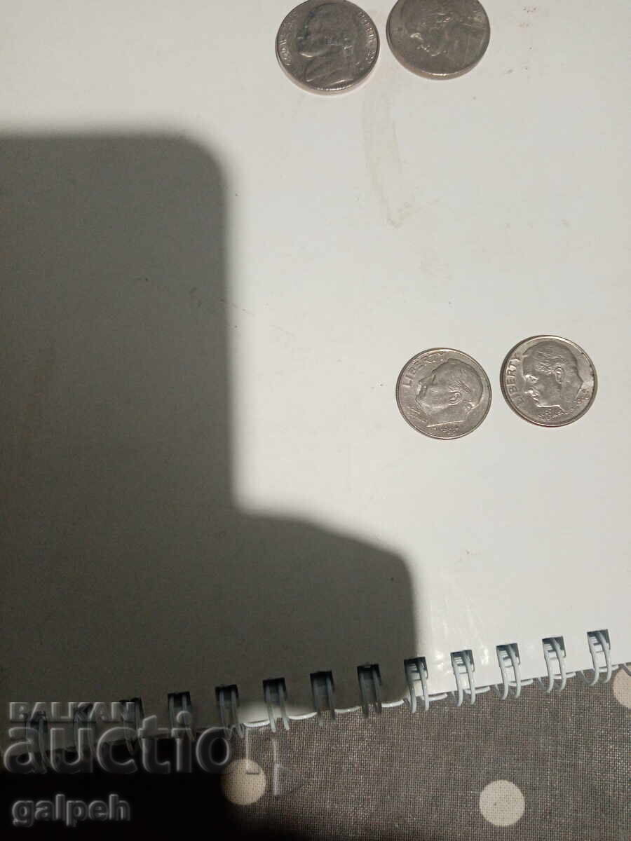 Auction COINS USA - 1999, 2000,1 year - 6 pcs. - 0.75 lv. Auction COINS USA - 1999, 2000,1 year - 6 pcs. - 0.75 lv.