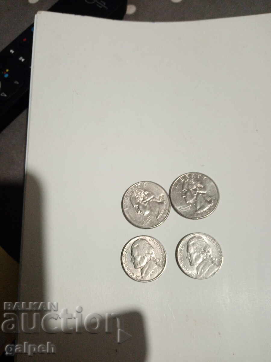 COINS USA - 1991,3,5,6,7 years - 10 pcs. - 1.5 lv. with price 1.50 BGN | € 0.77 COINS USA - 1991,3,5,6,7 years - 10 pcs. - 1.5 lv. with price 1.50 BGN | € 0.77