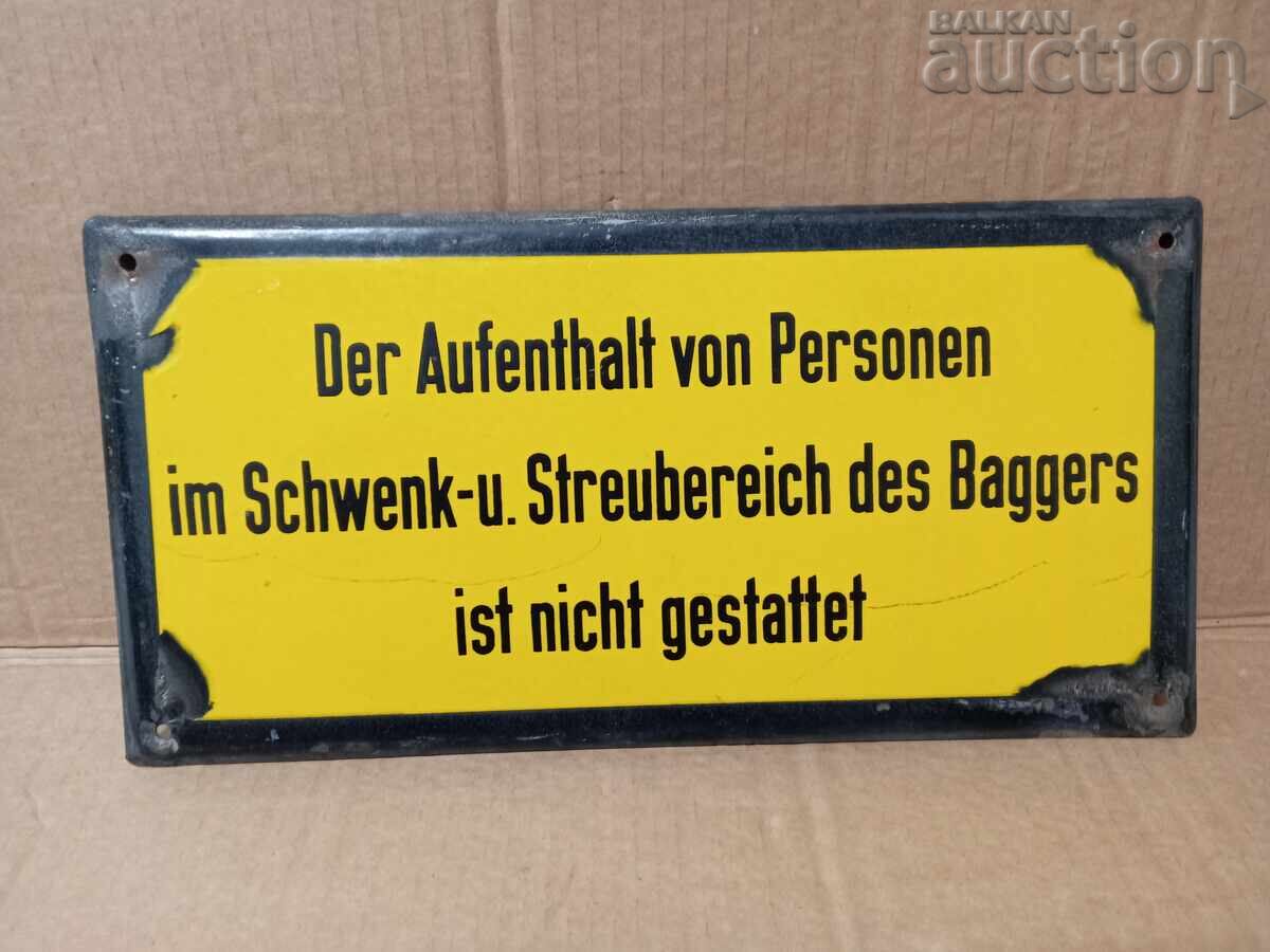 enamel sign Germany GDR DDR with price 51.00 BGN | € 26.08 enamel sign Germany GDR DDR with price 51.00 BGN | € 26.08