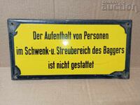 placa email Germania RDG DDR