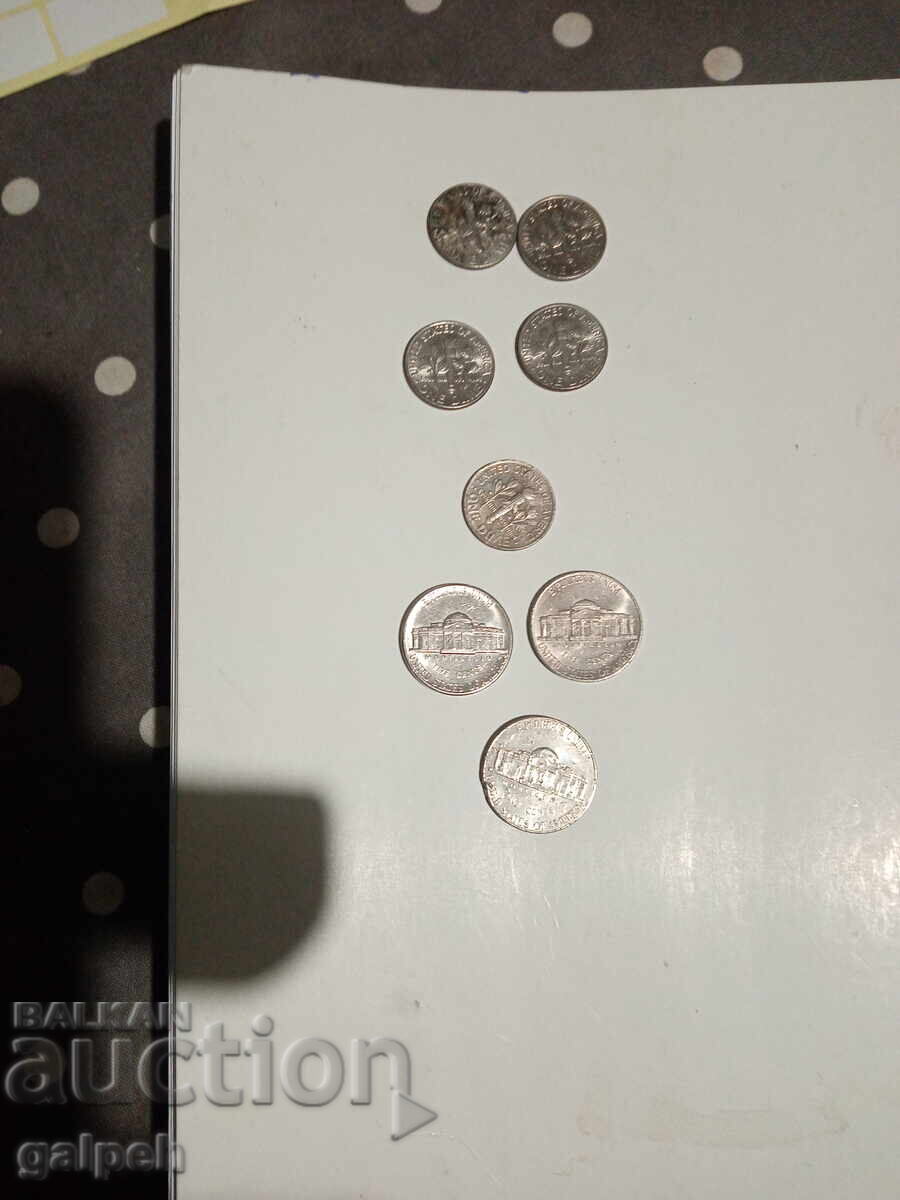 Παράδοση COINS USA - 1980,9,95,99,2005,11,12,13. - 8 τεμ. - 1,25 λέβα Παράδοση COINS USA - 1980,9,95,99,2005,11,12,13. - 8 τεμ. - 1,25 λέβα