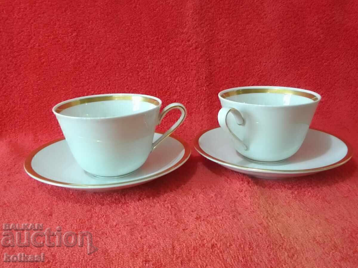 Два стари двойни порцеланови сета Германия Lettin с цена 35.50 лв. | € 18.15 Два стари двойни порцеланови сета Германия Lettin с цена 35.50 лв. | € 18.15