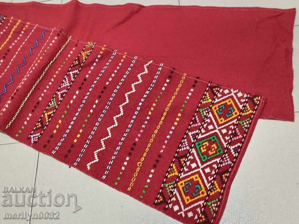 Μάλλινη χειροποίητη αναγεννησιακή ζώνη φοράει 1,90 μέτρα - 6