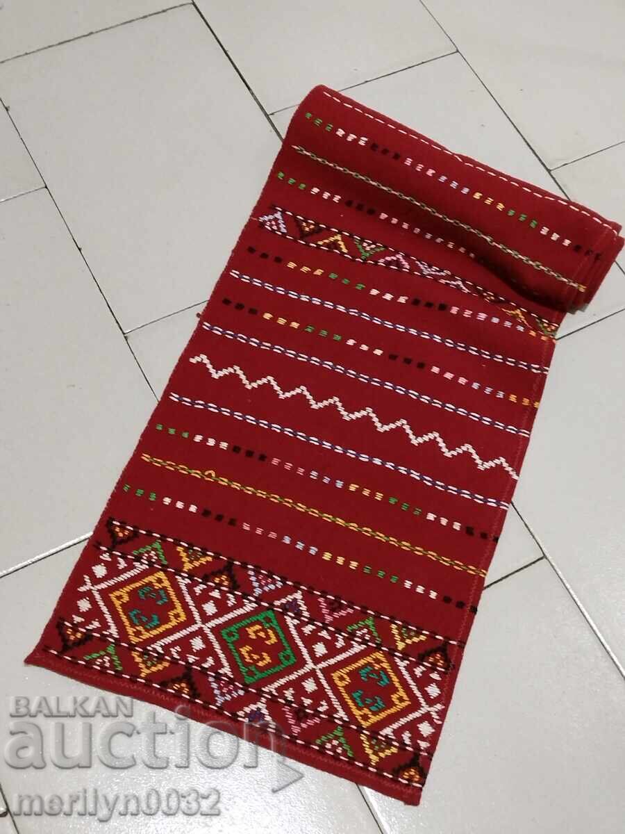 Μάλλινη χειροποίητη αναγεννησιακή ζώνη φοράει 1,90 μέτρα - 7