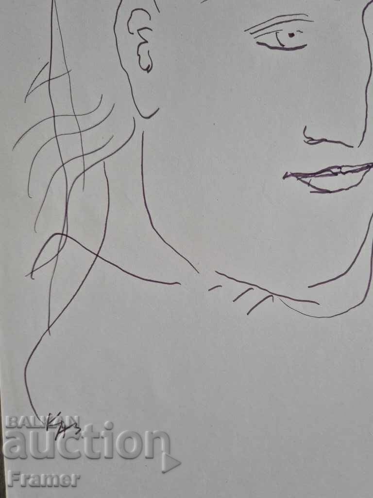 Livrarea Dimitar Kazakov NERO 1933-1992 Portret de tânără femeie anii 1980