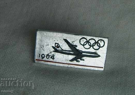 Insigna 1964 - Jocurile Olimpice de vară Tokyo, Japonia Insigna 1964 - Jocurile Olimpice de vară Tokyo, Japonia