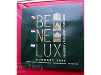 BENELUX-SET 2005- 3 în 1-Belgia, Olanda și Luxemburg