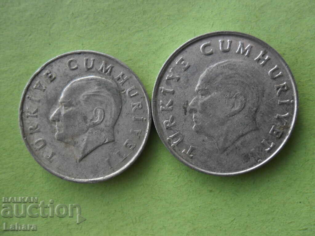 10 and 25 liras 1985 Turkey with price 1.00 BGN | € 0.51 10 and 25 liras 1985 Turkey with price 1.00 BGN | € 0.51