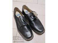 Officer's shoes size 43, genuine leather, 80s, Ministry of Internal Affairs of the Republic of Bulgaria