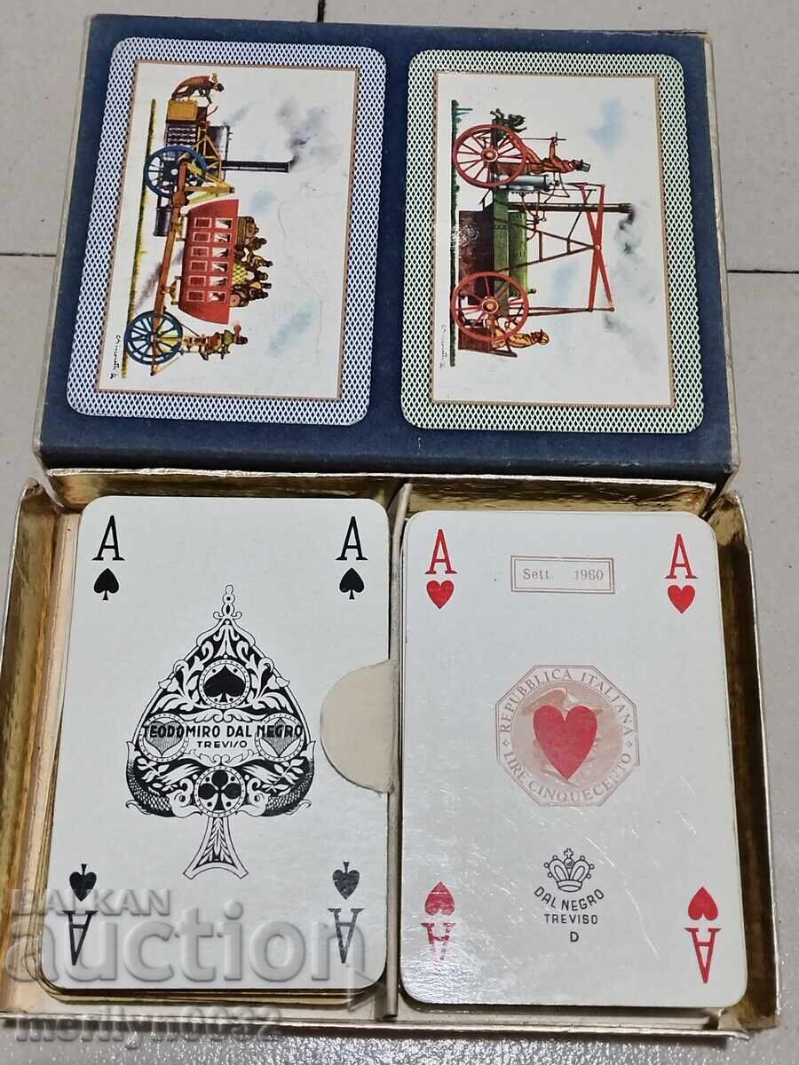 2 pachete de 54 de cărți DAL NEGRO Itali Anii 70 Remy Bridge Bellot cu preț 88.00 BGN | € 44.99