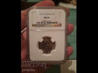 BISON 5 cents, USA, 1936 "D", MS 66 !!! NGC