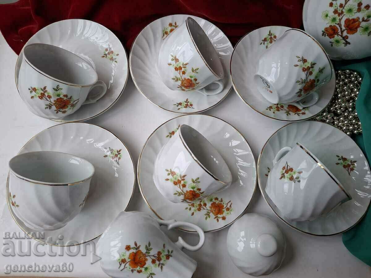 Πρώτης τάξεως υπηρεσία βουλγαρικού καφέ πορσελάνης - 5 Πρώτης τάξεως υπηρεσία βουλγαρικού καφέ πορσελάνης - 5