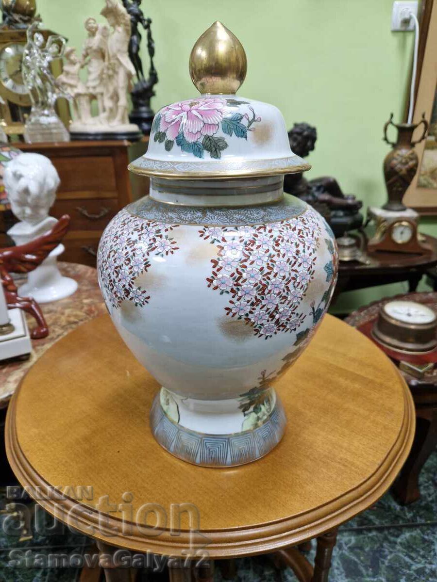 Πορσελάνινο βάζο αντίκα Satsuma - 5 Πορσελάνινο βάζο αντίκα Satsuma - 5