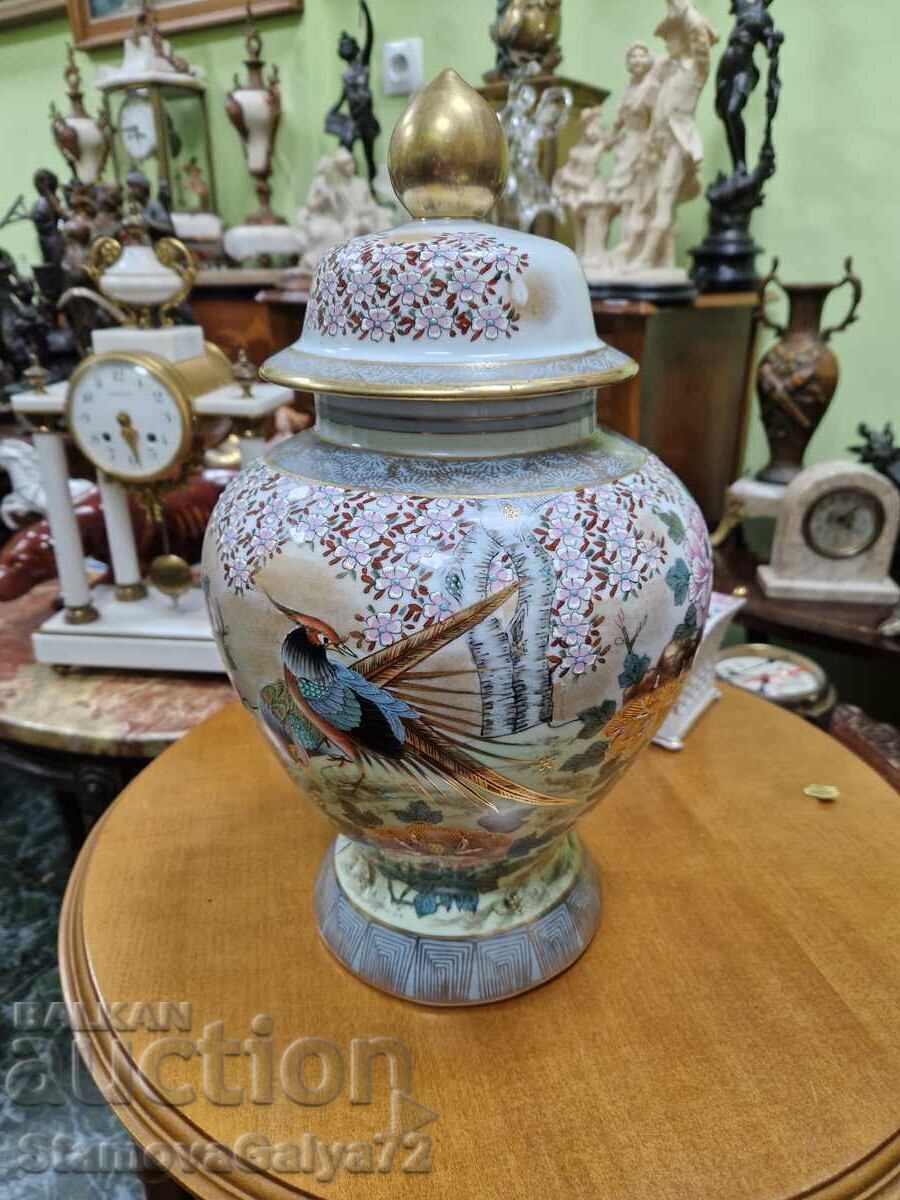 Πορσελάνινο βάζο αντίκα Satsuma - 6 Πορσελάνινο βάζο αντίκα Satsuma - 6