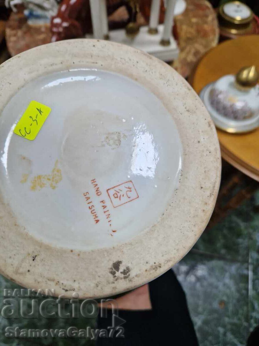 Πορσελάνινο βάζο αντίκα Satsuma - 7