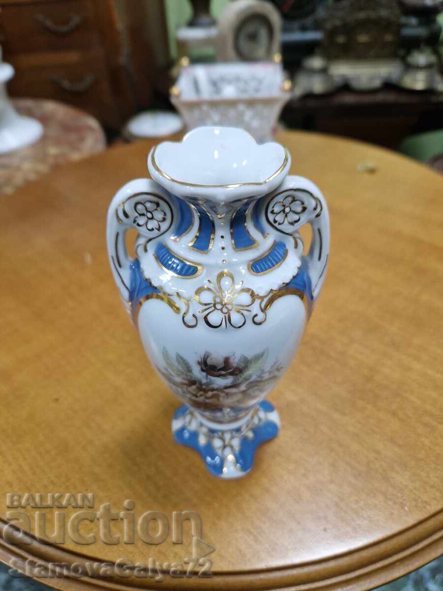 Auction  Rare antique Royal Dux porcelain vase