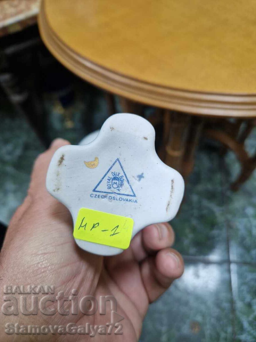 Рядка антикварна порцеланова вазичка Royal Dux - 7