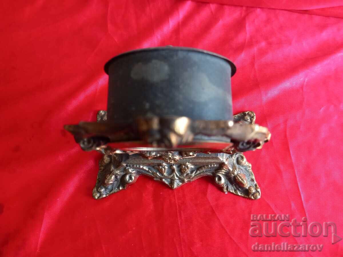 Ceas vechi de masă din bronz baroc - 6 Ceas vechi de masă din bronz baroc - 6