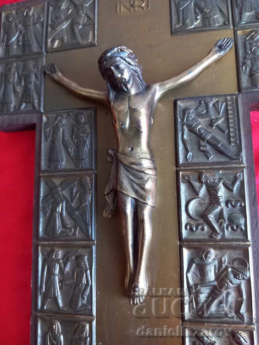 Old Cross, Crucifixion, Incandescent Light, Religious Scenes with price 85.00 BGN | € 43.46 Old Cross, Crucifixion, Incandescent Light, Religious Scenes with price 85.00 BGN | € 43.46