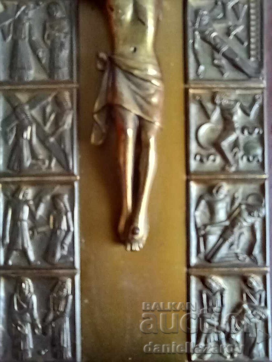 Old Cross, Crucifixion, Incandescent Light, Religious Scenes - 5 Old Cross, Crucifixion, Incandescent Light, Religious Scenes - 5