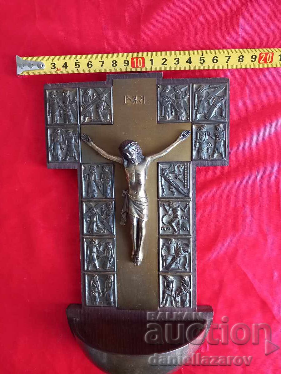 Old Cross, Crucifixion, Incandescent Light, Religious Scenes - 7 Old Cross, Crucifixion, Incandescent Light, Religious Scenes - 7