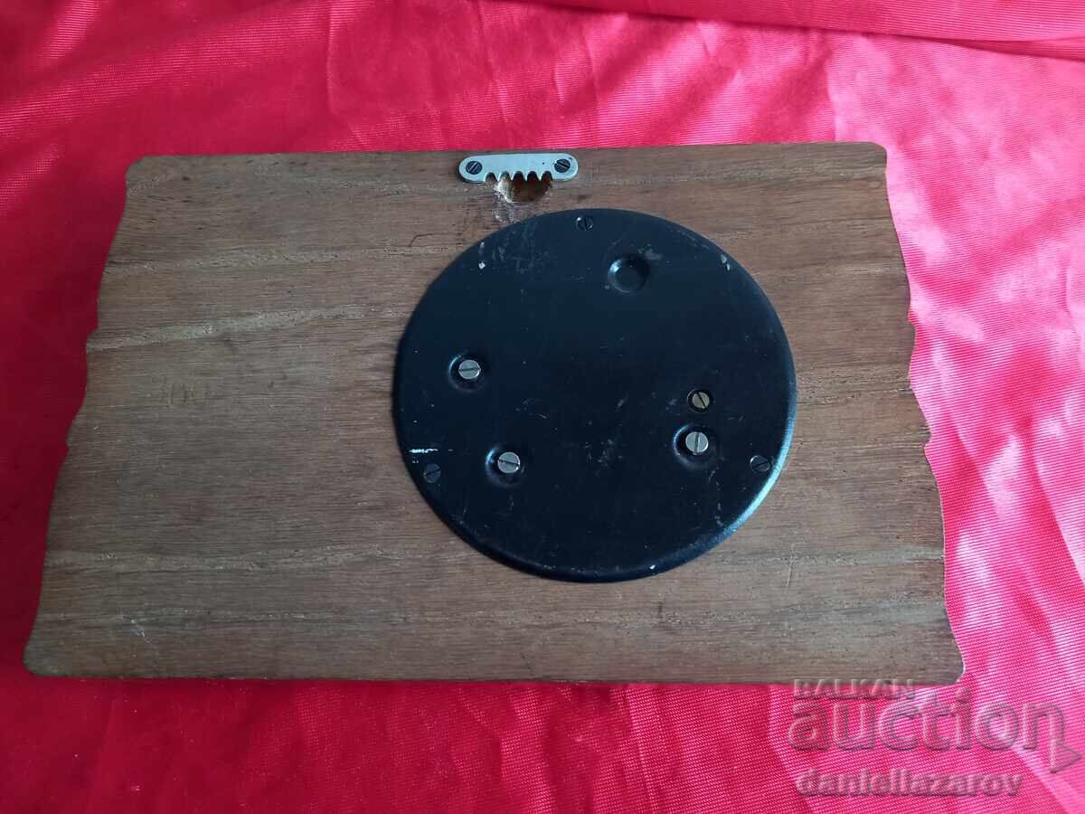 Σπάνιο παλιό βαρόμετρο με θερμόμετρο - 7