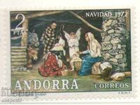 1972. Andorra (Spanish). Christmas.