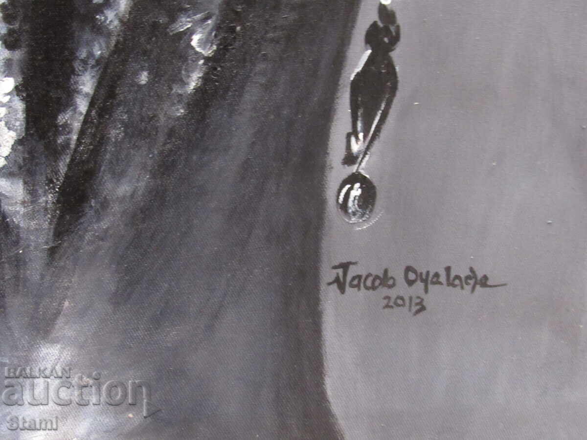 Classic African hairstyle-oil painting-large - 6 Classic African hairstyle-oil painting-large - 6