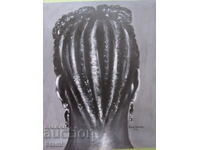 Classic African hairstyle-oil painting-large