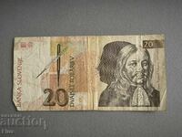 Banknote - Slovenia - 20 tolars | 1992