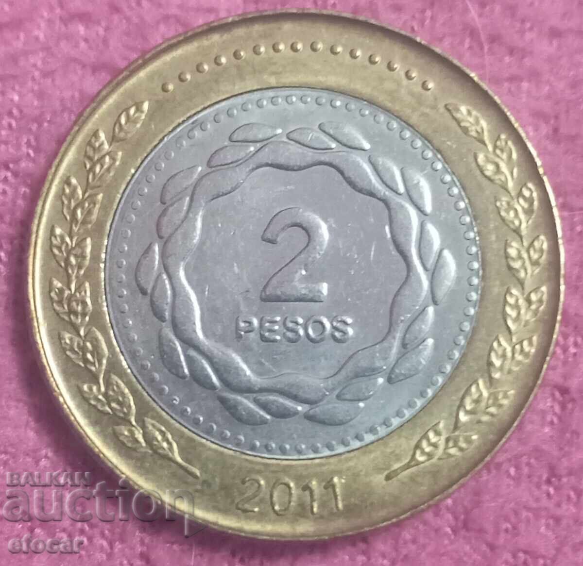 2 pesos Argentina 2011 2 pesos Argentina 2011