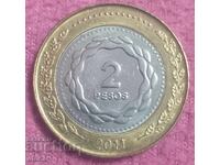 2 pesos Argentina 2011