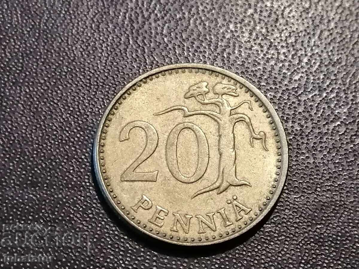 1983 20 pence Finland